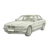 Seat occupancy sensor mat bypass emulator for BMW 7 series E38